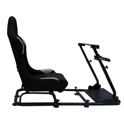 FK Gamesitz Spielsitz Rennsimulator eGaming Seats Monaco schwarz/grau