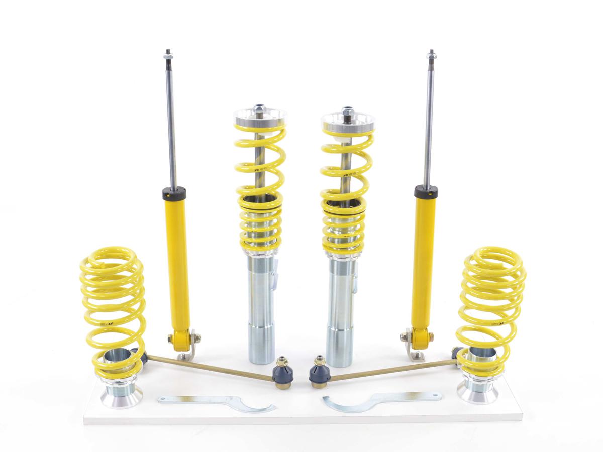 FK Härteverstellbares Gewindefahrwerk VW Golf 5 1K Bj. 2003-2008 mit 55mm Federbein