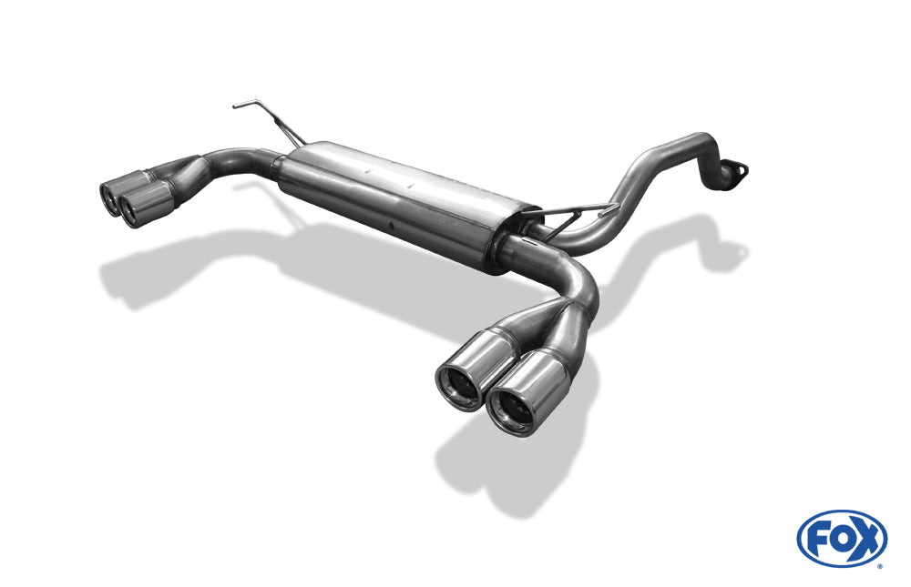 Honda Civic IV Coupe - EJ2 Endschalldämpfer  Ausgang rechts/links - 2x80 Typ 13 rechts/links