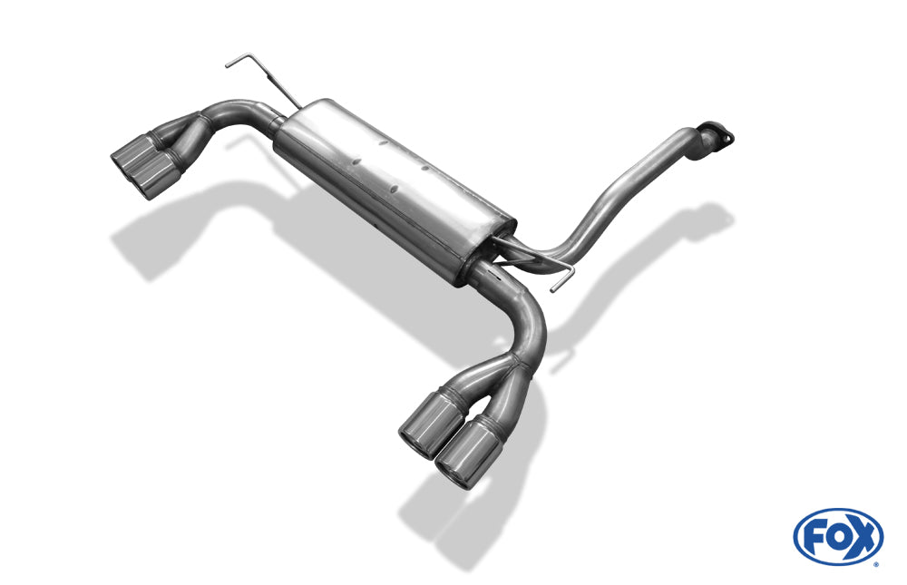 Honda Civic IV Coupe - EJ2 Endschalldämpfer  Ausgang rechts/links - 2x80 Typ 13 rechts/links