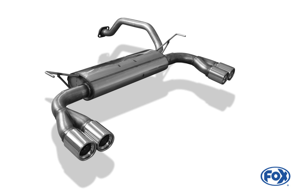 Honda Civic IV Coupe - EJ2 Endschalldämpfer  Ausgang rechts/links - 2x80 Typ 13 rechts/links