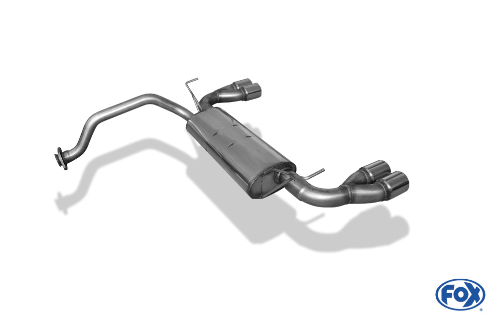 Honda Civic IV Coupe - EJ2 Endschalldämpfer  Ausgang rechts/links - 2x80 Typ 13 rechts/links