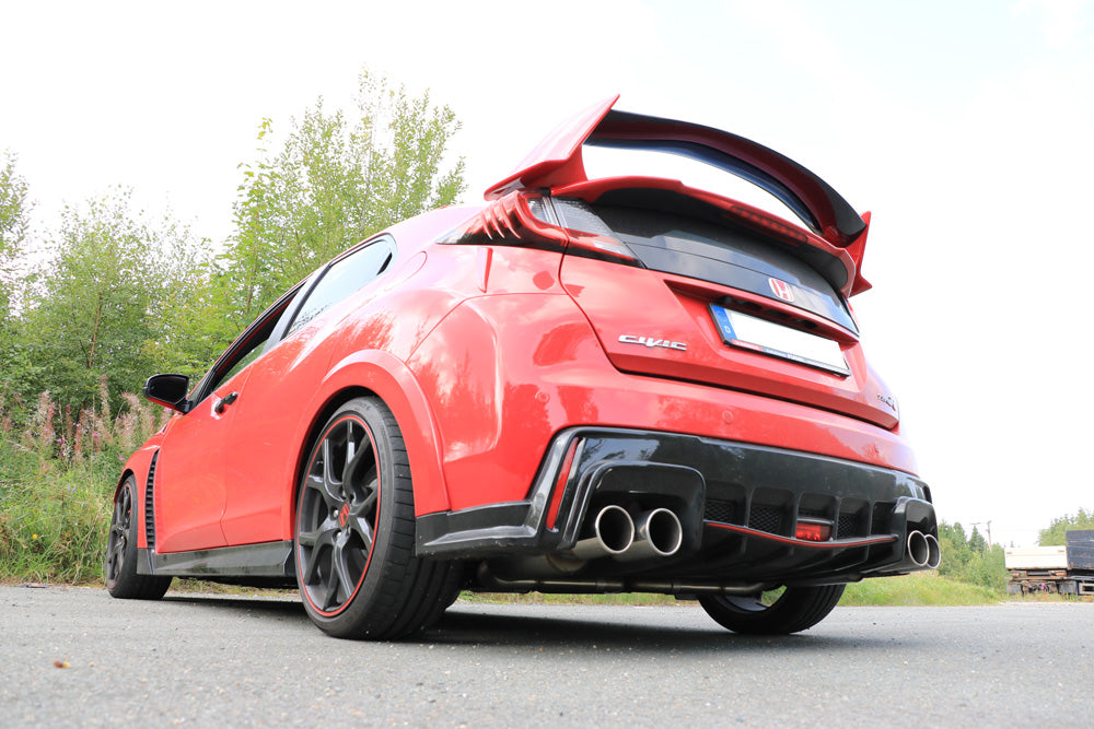 Honda Civic IX Type R Endschalldämpfer quer Ausgang rechts/links  - 2x90 Typ 12 rechts/links