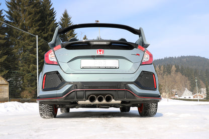 Honda Civic X Type R Endschalldämpfer quer Ausgang rechts/links  - 100-90-100 Typ 25 mittig