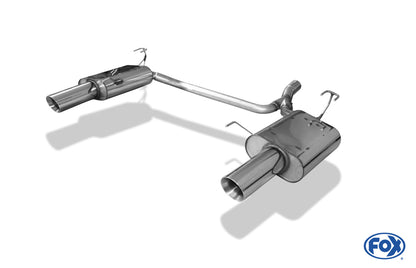 Honda Accord VII Typ CM2 Tourer Endschalldämpfer Ausgang rechts/links - 1x100 Typ 25 rechts/links