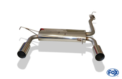 Honda Prelude V BB9 Endschalldämpfer quer Ausgang rechts/links - 1x90 Typ 10 rechts/links