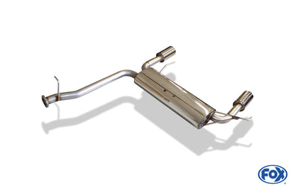 Honda Prelude V BB9 Endschalldämpfer quer Ausgang rechts/links - 1x90 Typ 10 rechts/links