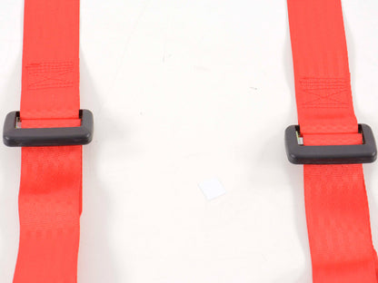 Hosenträgergurt 4-Punkt Gurt Renngurt universal rot