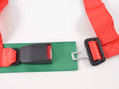 Hosenträgergurt 4-Punkt Gurt Renngurt universal rot