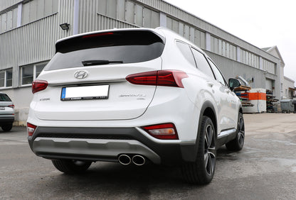 Hyundai Santa Fé 4x4 - TM Endschalldämpfer - 2x106x71 Typ 32