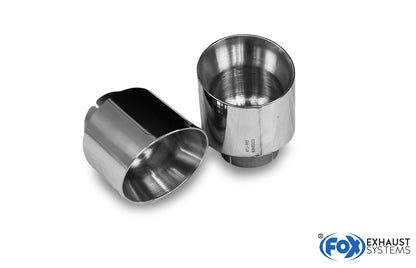 Hyundai i30N Performance + Fastback Endrohre passend auf den originalen Endschalldämpfer - 1x114 Typ 25 rechts/links