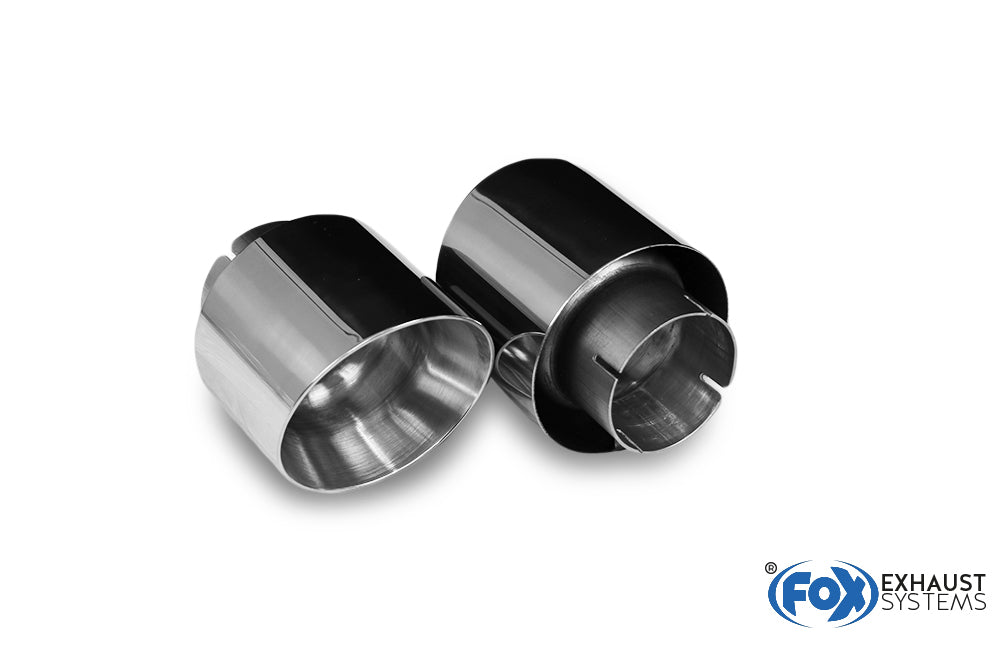 Hyundai i30N Performance + Fastback Endrohre passend auf den originalen Endschalldämpfer - 1x114 Typ 25 rechts/links