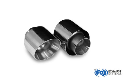 Hyundai i30N Performance + Fastback Endrohre passend auf den originalen Endschalldämpfer - 1x114 Typ 25 rechts/links