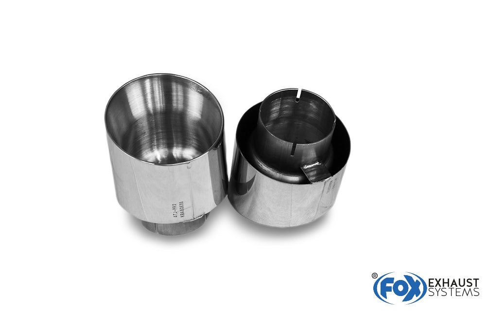 Hyundai i30N Performance + Fastback Endrohre passend auf den originalen Endschalldämpfer - 1x114 Typ 25 rechts/links