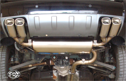 Hyundai Tucson Allrad 2,7l - JM Endschalldämpfer quer Ausgang rechts/links - 2x88x79 Typ 70 rechts/links