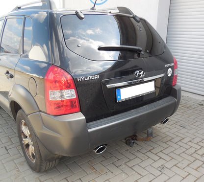 Hyundai Tucson 2,0l - JM Endschalldämpfer quer Ausgang rechts/links - 115x85 Typ 32 rechts/links