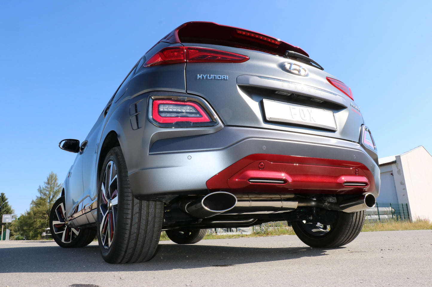 Hyundai Kona 2WD Ironman Endschalldämpfer Ausgang rechts/links - 160x90 Typ 38 rechts/links