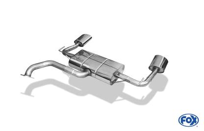 Hyundai Kona 2WD Ironman Endschalldämpfer Ausgang rechts/links - 160x90 Typ 38 rechts/links