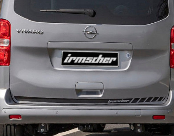Irmscher Vivaro C Foliendekor Heck schwarz