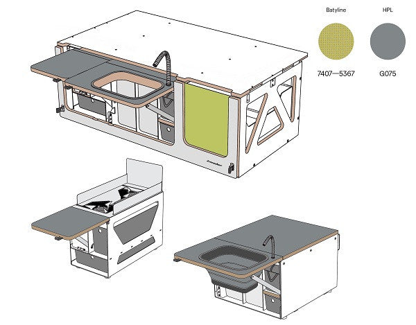 Irmscher Nissan Townstar Küchenmodul