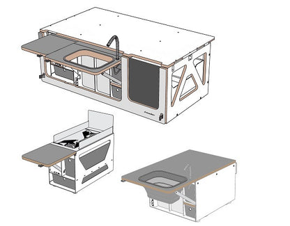 Irmscher Nissan Townstar Küchenmodul