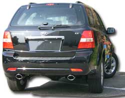 Kia Sorento Typ JC Facelift Endrohrgeweih Ausgang rechts/links - 115x85 Typ 33 rechts/links
