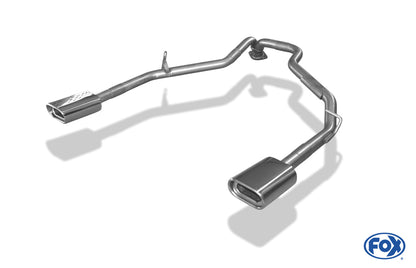 Kia Sorento Typ JC Facelift V6 Endrohrgeweih Ausgang rechts/links  - 135x80 Typ 53 rechts/links