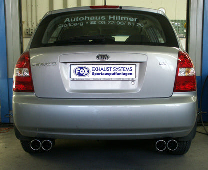 Kia Cerato Schrägheck Endschalldämpfer Ausgang rechts/links - 2x80 Typ 12 rechts/links
