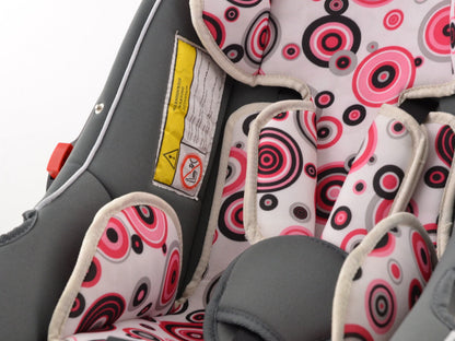 Kinderautositz Babyschale Autositz schwarz/weiß/pink Gruppe 0+, 0-13 kg