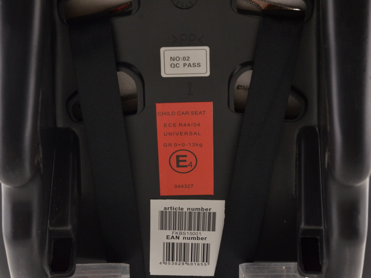 Kinderautositz Babyschale Autositz schwarz/weiß/pink Gruppe 0+, 0-13 kg