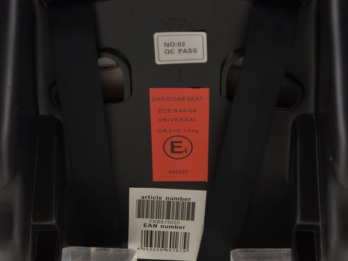 Kinderautositz Babyschale Autositz schwarz/weiß/lila Gruppe 0+, 0-13 kg