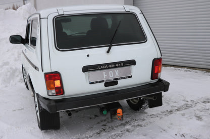 Lada Niva 4x4 Endschalldämpfer quer Ausgang rechts/links - 1x45 Typ 10 rechts/links