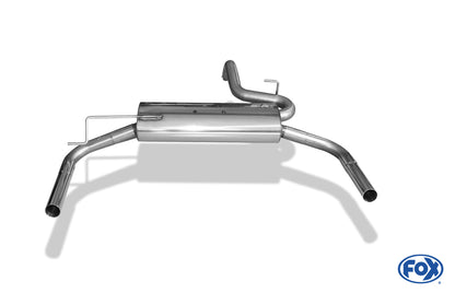 Lada Niva 4x4 Endschalldämpfer quer Ausgang rechts/links - 1x45 Typ 10 rechts/links