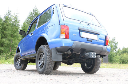 Lada Niva 4x4 - Urban Endschalldämpfer quer Ausgang links - 1x90 Typ 10 links