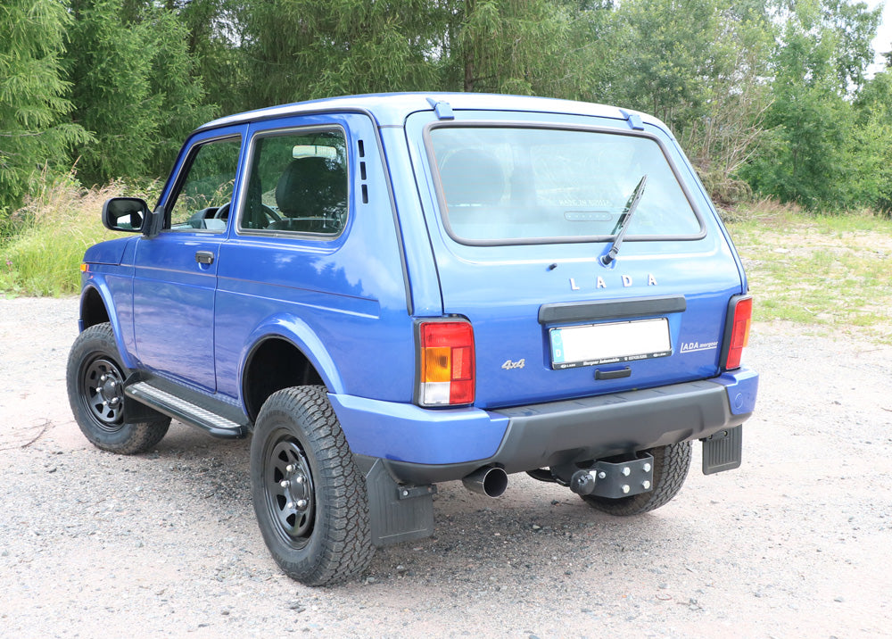 Lada Niva 4x4 - Urban Endschalldämpfer quer Ausgang links - 1x90 Typ 10 links