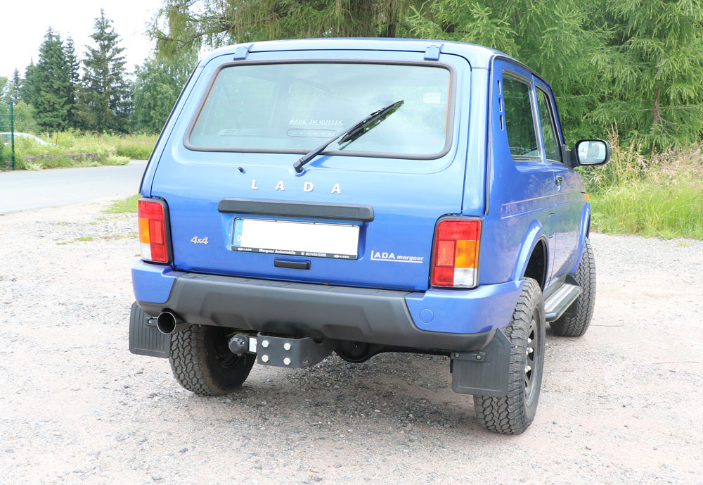 Lada Niva 4x4 - Urban Endschalldämpfer quer Ausgang links - 1x90 Typ 10 links
