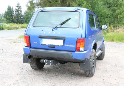 Lada Niva 4x4 - Urban Endschalldämpfer quer Ausgang links - 1x90 Typ 10 links