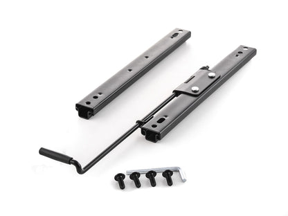 Laufschienen für Oldtimersitze universal mit Verstellhebel