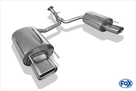 Lexus IS 220 Diesel Endschalldämpfer rechts/links - 160x80 Typ 53 rechts/links - passend an original Stoßstange