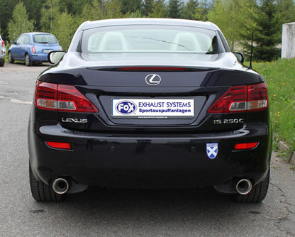Lexus IS C 250 Endschalldämpfer einflutig rechts/links - 1x100 Typ 17 rechts/links