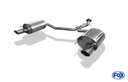 Lexus IS 250 Endschalldämpfer rechts/links einflutig - 115x85 Typ 32 rechts/links