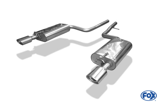 Lexus LS 430 Endschalldämpfer Ausgang rechts/links - 115x85 Typ 33 rechts/links