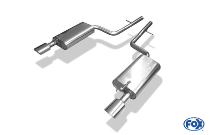 Lexus LS 430 Endschalldämpfer Ausgang rechts/links - 115x85 Typ 33 rechts/links