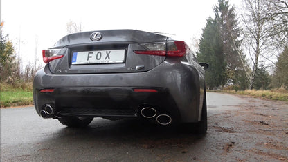 Lexus RC F Endschalldämpfer rechts/links - 2x115x85 Typ 38 rechts/links