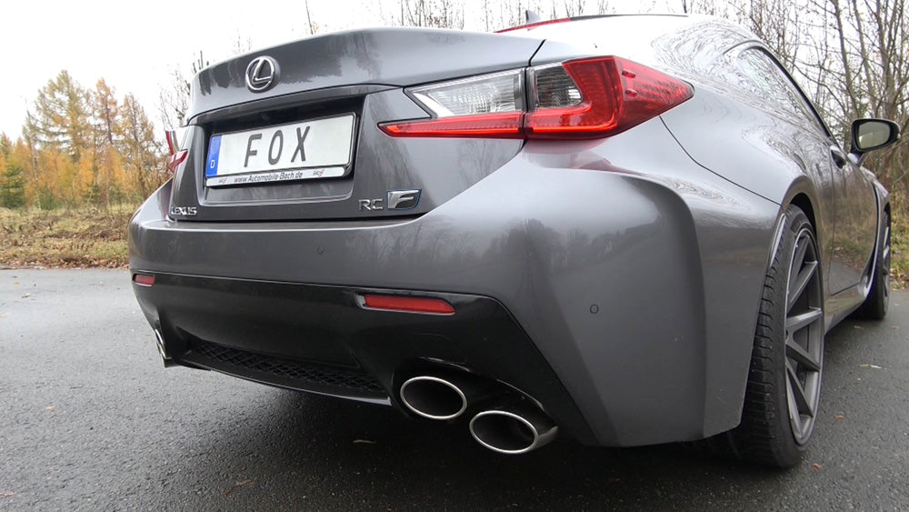 Lexus RC F Endschalldämpfer rechts/links - 2x115x85 Typ 38 rechts/links
