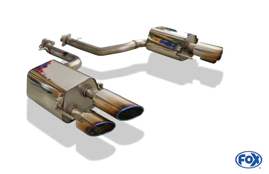 Lexus RC F Endschalldämpfer rechts/links - 2x115x85 Typ 38 rechts/links Colour (Rand eingefärbt)