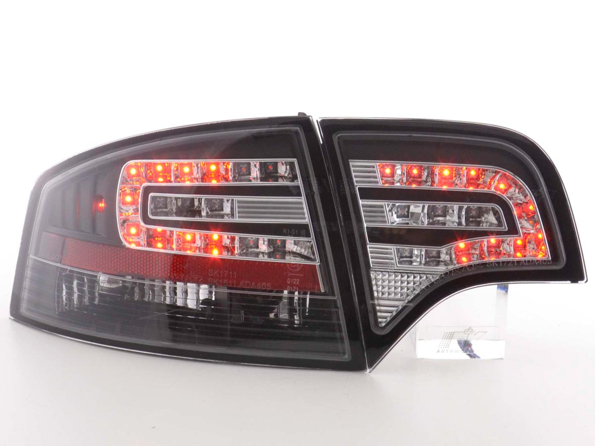 LED Rückleuchten Set Audi A4 Limousine Typ 8E Bj. 04-07 schwarz