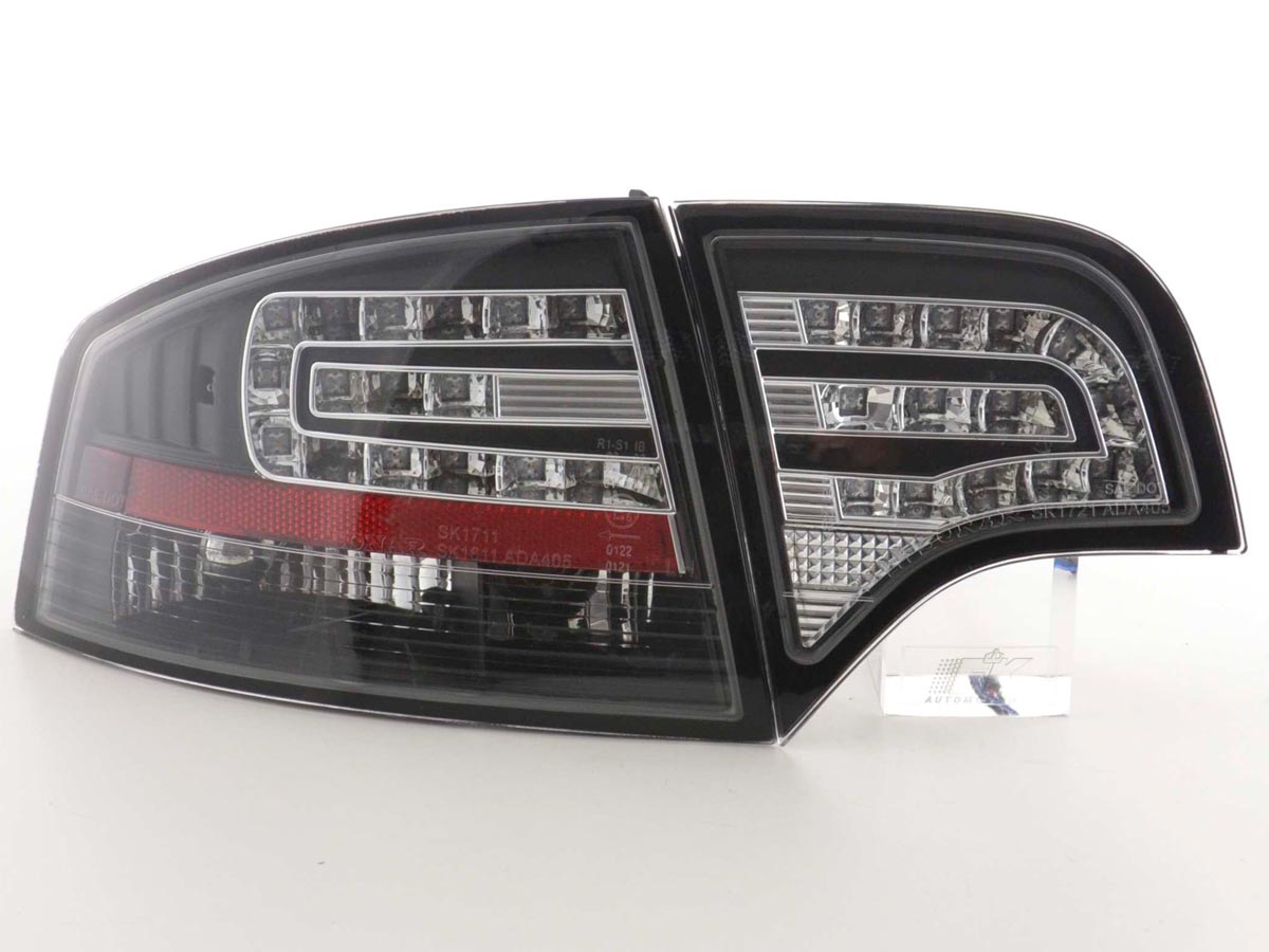 LED Rückleuchten Set Audi A4 Limousine Typ 8E Bj. 04-07 schwarz