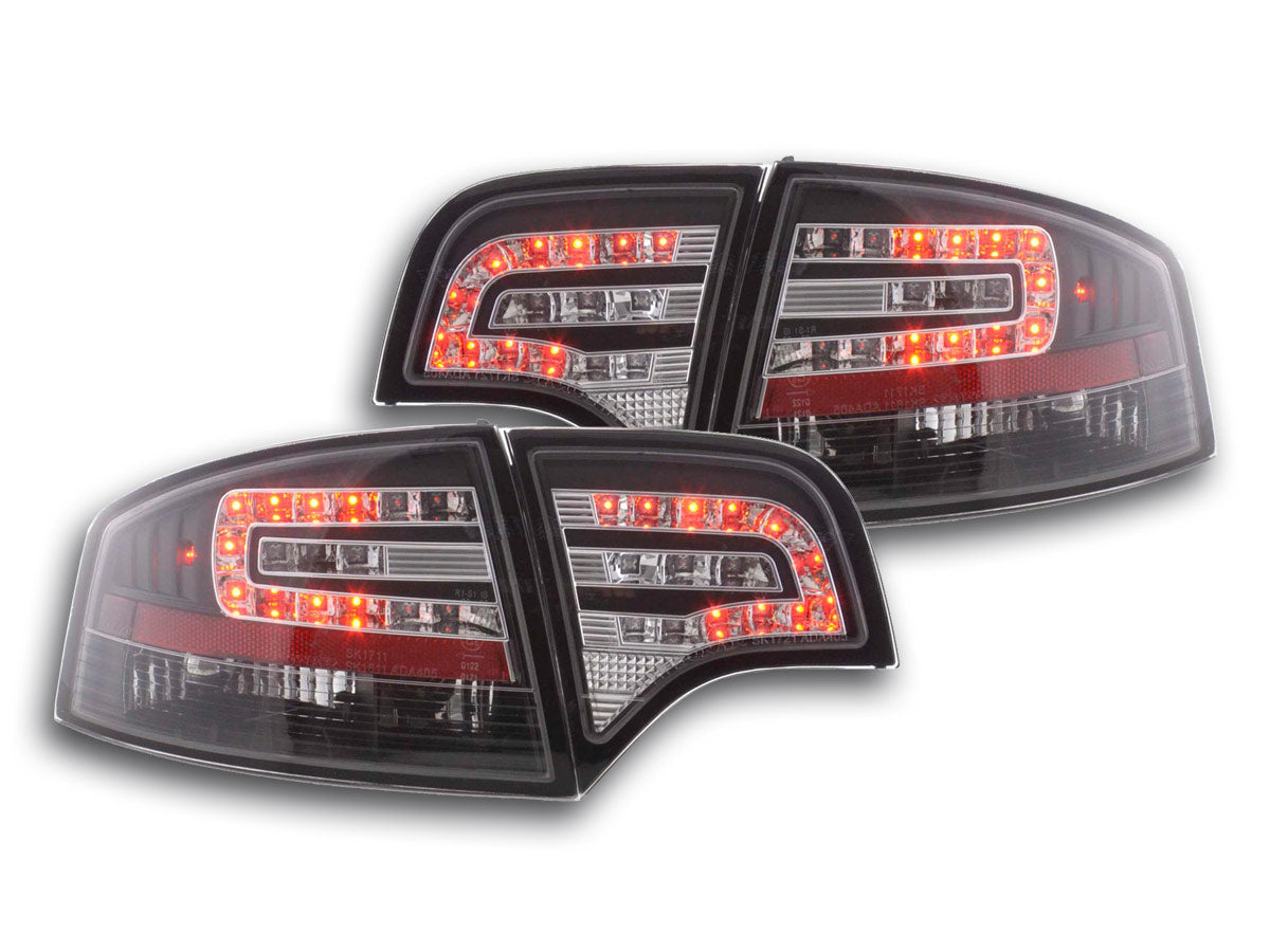 LED Rückleuchten Set Audi A4 Limousine Typ 8E Bj. 04-07 schwarz