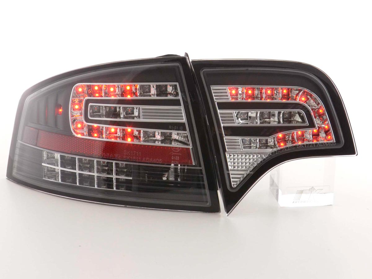 LED Rückleuchten Set Audi A4 Limousine Typ 8E Bj. 04-07 schwarz